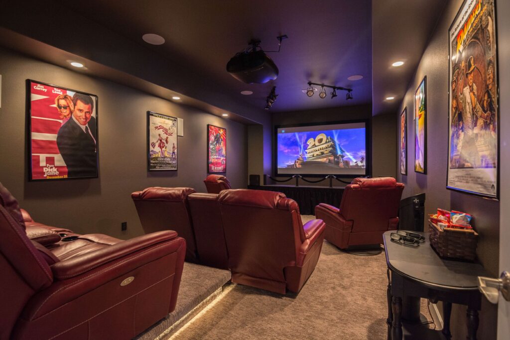 Transitional Home Theater